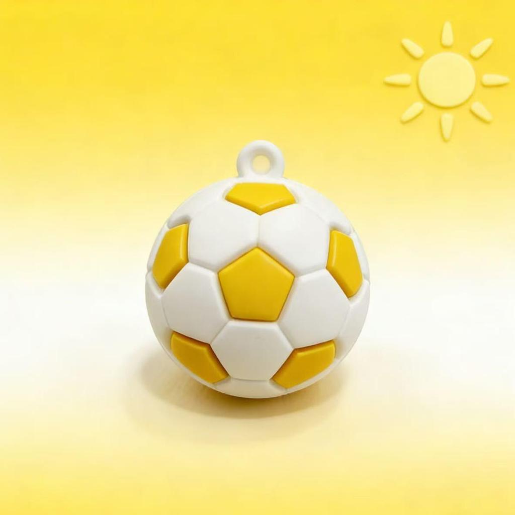 3D Football Keychain: World Cup League Commemorative Pendant for Couples, Backpacks, and Gifts