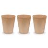 Umbra Wooden Trash Can, Round, Lidless, Pail, Natural, 7.5L, WOODROW, 9981000228, Pack of 3