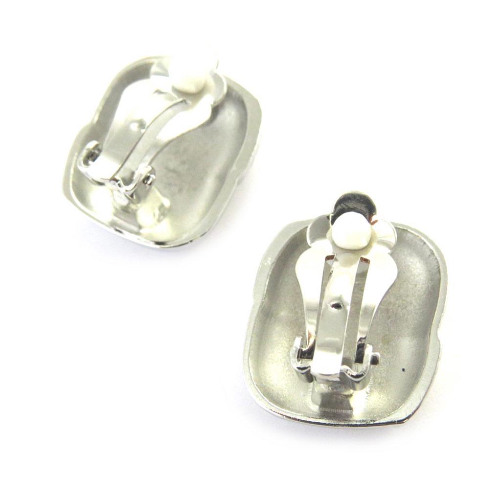 Les Trésors De Lily [M9303] - Silver 'Cleopatra' Clips