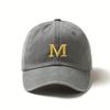 Unisex Polyester Baseball Cap Featuring Lightweight Letter Design Non-Elastic Fabric Washable For Outdoor Use And Valentine'S