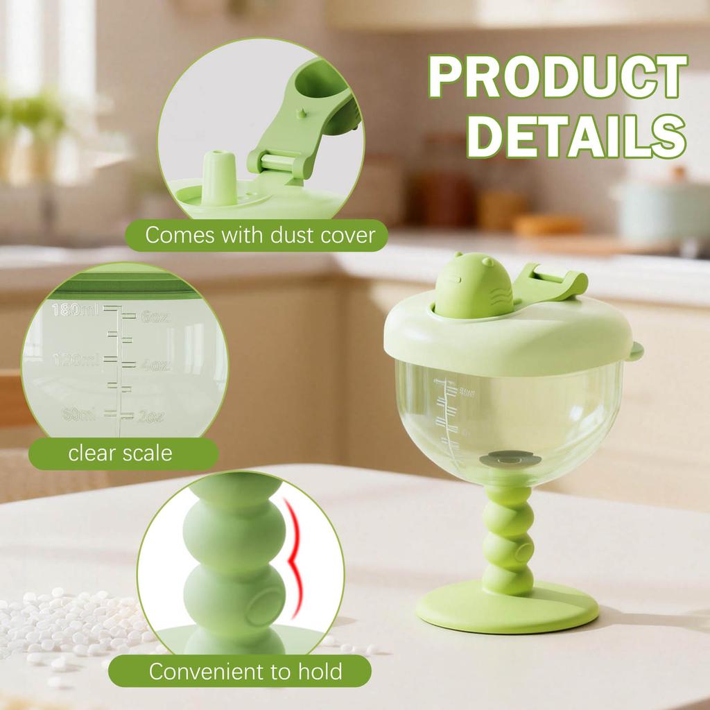 Baby Sippy Cup With Stem, Children's Straw Water Cup, Drop-proof With Scale.