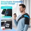 Electric Cordless Shoulder Massager with Heating Vibration App Control, Shoulder Pads Shoulder Braces for Womer Men