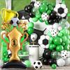 1Pc 59inch Standing Football Trophy Aluminum Film Balloon,Suitable for Sports,World Cup,Football World Cup Party