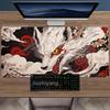 Cool Wolf Design Mouse Pad Large Computer Office Game Table Mat XXL Rubber Anti-slip Stitched Edges Keyboard Mats Long Desk Pads