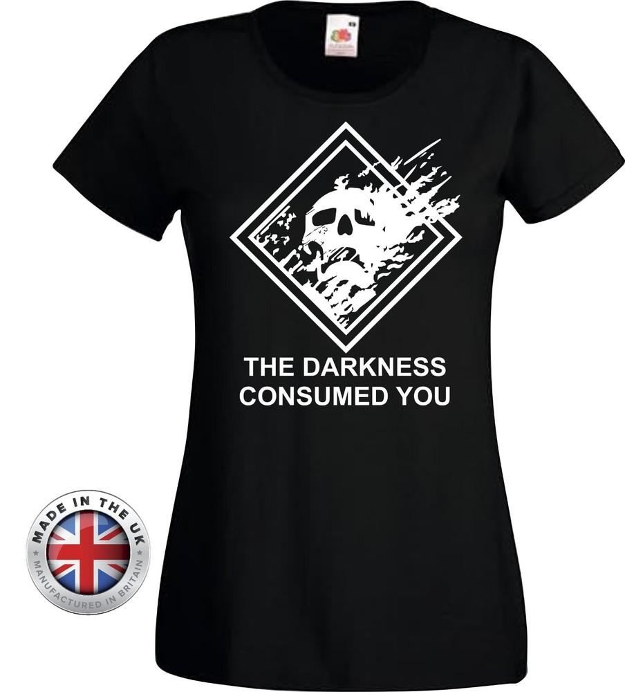 

Destiny tshirt Darkness consumed you T Shirt. Unisex or Women s Fitted Tshuirt 3XL