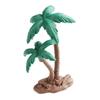  Environmentally Friendly Mini Coconuts Tree Sculpture for Desk Tabletop Decor