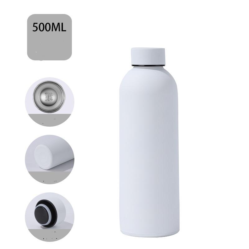 500ml 304 Stainless Steel Thermos Bottle Vaccum Insulated Water Bottle Thermal Coffee Tumbler Travel Sport Bottles Keep Hot Cold