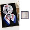 Spring and Summer New Satin Silk Scarf, Four-season Women's Versatile Fashion Printed Scarf, Thin Scarf, High-end 71 Small Square Scarf