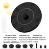 Solar Rockery Water Feature: Automatic Fountain Pump for Fish Pond and Courtyard Landscaping.