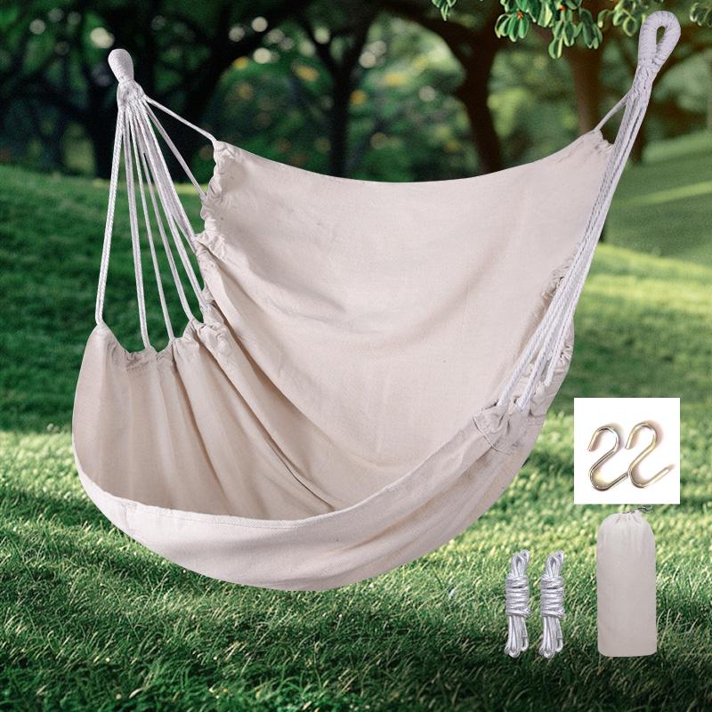 Canvas Swing Chair for Dorm Rooms and Bedrooms – Perfect for Students and Adults