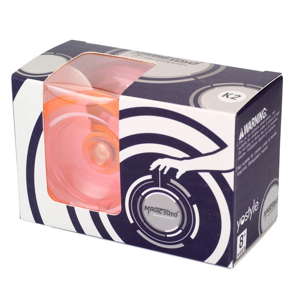 Intermediate-level Yo-yo, SpinGear Crystal Bind Dedicated Model (clear Pink)