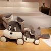 And Raccoon Schnauzer Animal Plush Doll With Embroidery Design For Gift Kids