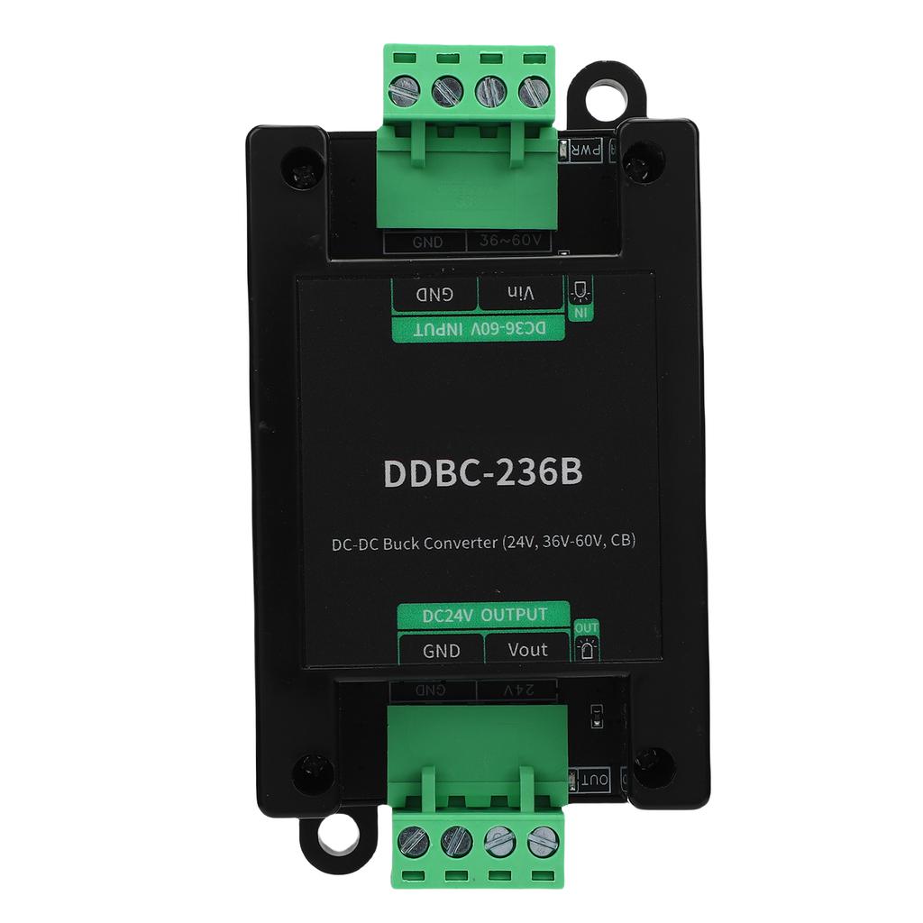 36 60V to 24V DC Power Converter Non Isolated Voltage Reducer Regulator Guide Rail Mount