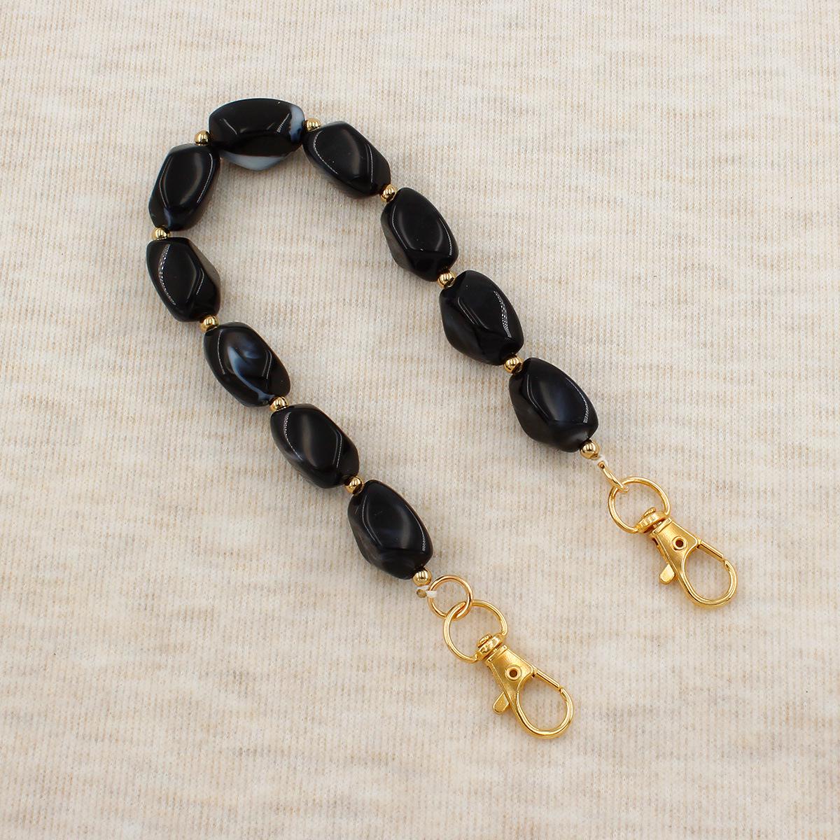 

Сделанная вручную нерегулярная акриловая сумка-цепочка с цветными блоками - DIY аксессуар