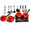 Delightful 13pcs Kid Play House Toy Kitchen Utensils Cooking Pots And Pans Set