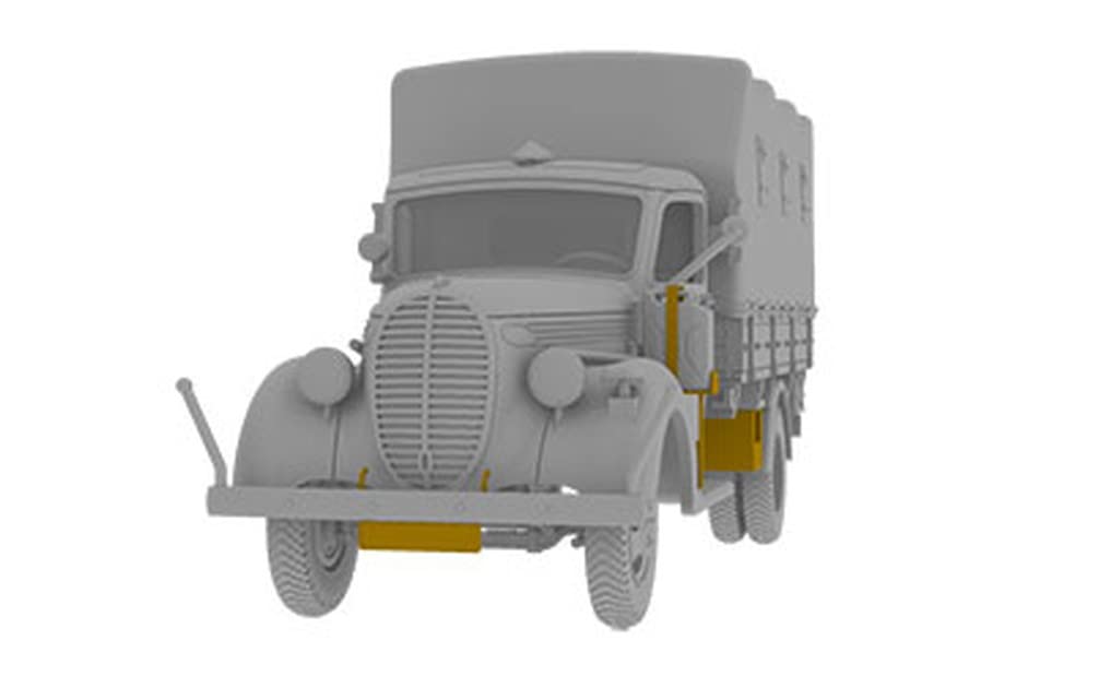 IBG 1/72 Maßstab Deutscher Ford G917 Militär 3-Tonnen-LKW Plastikmodellbausatz PB72061