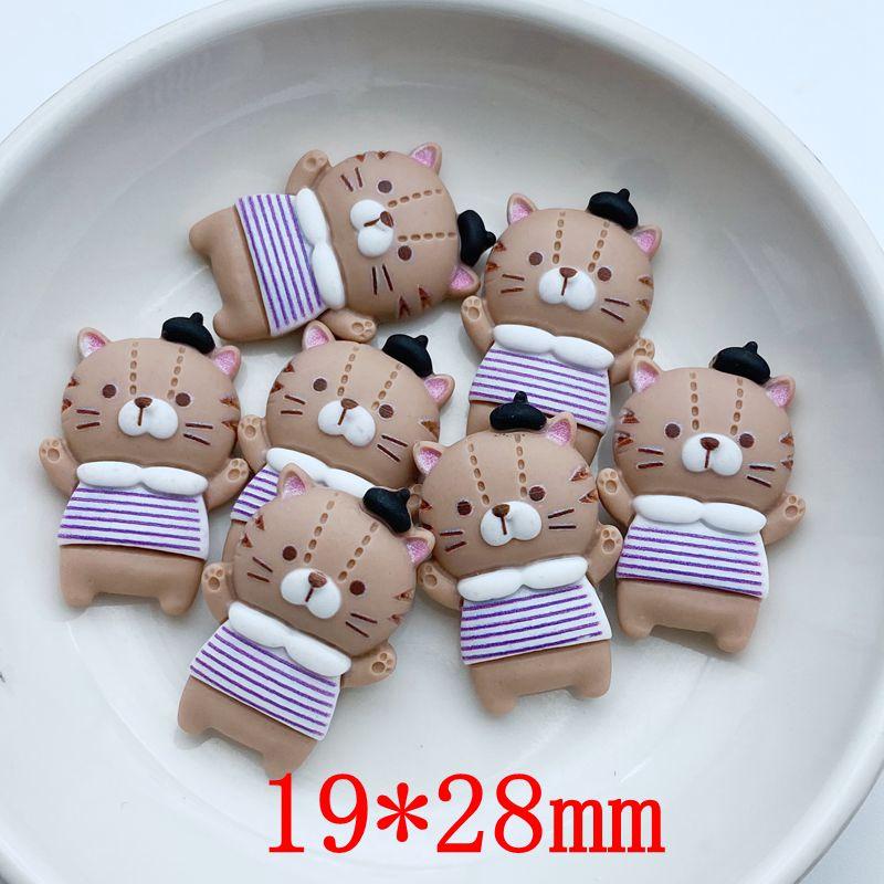 10Pcs New Cute Resin Mini Cartoon Animal Series Flat Back Scrapbooking DIY Jewelry Craft Decoration Accessories