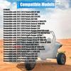 Riemenbox-Dichtung Antriebskupplungsdeckel Dichtung Kupplungsdeckeldichtung | Kompatibel mit Polaris ACE RZR 1000 XP 900 S Ranger 900 1000, Äußerer Kupplungsdeckel