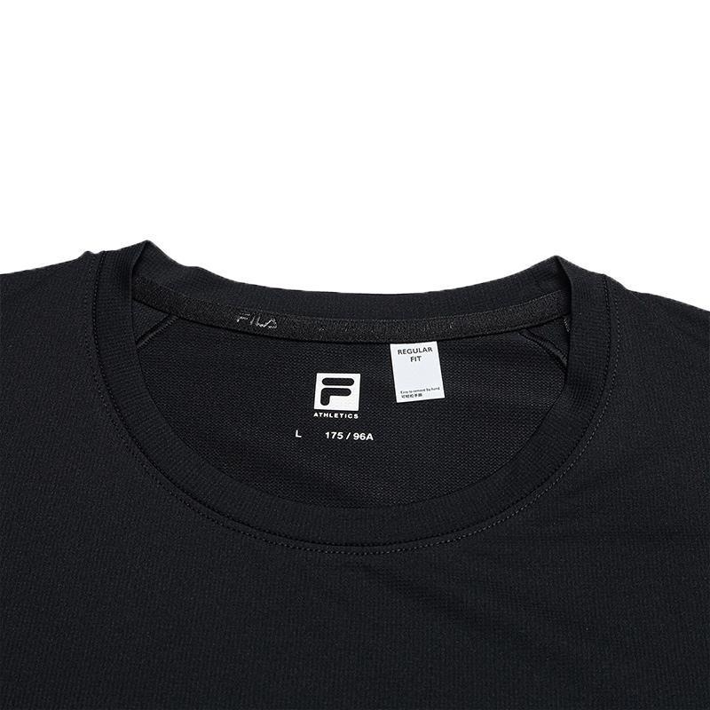 Fila Explore Moisture Wicking Crew Neck Short Sleeve T-Shirt Men Tops A11M637102FBK