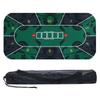 Trading Card Heaven Poker Mat Texas Play Mat Casino with Storage Bag 90 X Hold'em (Green, 180cm)