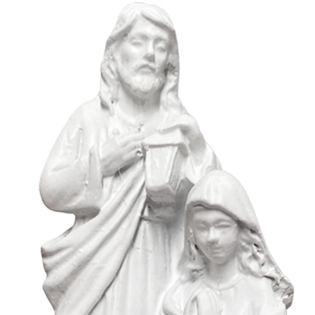 Holy Family Statue Wear Resistant Elegant Ideal Gift Sturdy Home Decor Resin