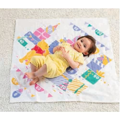 Marushin Hot Water Towel Disney Mickey 90 x 90cm Sleep and Sleep 100% Cotton Gauze & Pile with Simple Memory 2005078200