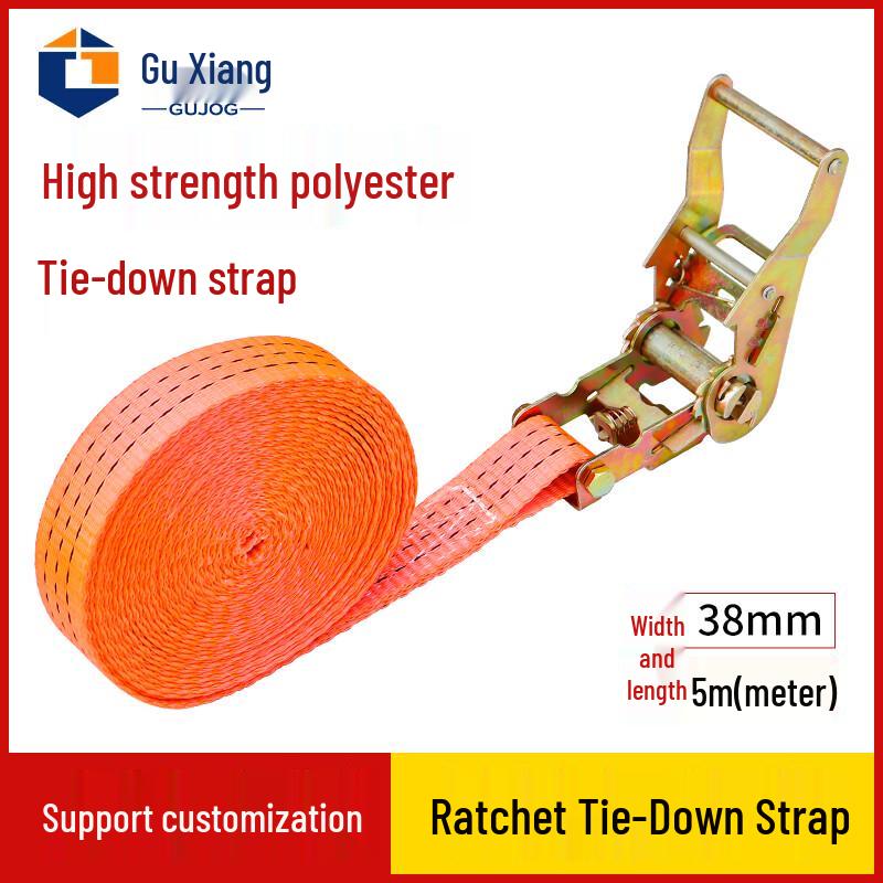 GuXiang Heavy-Duty Ratchet Tie-Down Strap