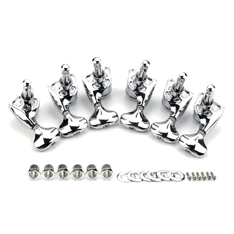 Guitar String Tuning Pegs 3L3R Metal Guitar Tuners Metal Tuners Guitar Accessories Machine Head Locking Tuning Machines