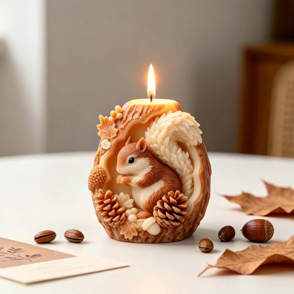 Silicone Craft Mold Reusable Aromatherapy Candle Mold Pinecone Silicone Mold Vivid For Living Room Handmade Gift Study