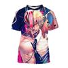 Chainsaw Man 3D Printed Short Sleeve, Suitable for Anime Conventions/