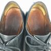 80s-90s Vintage G.C. Morelh Handmade Swirl Moc Business Shoes Black Size 43 27.5 Men's(USED)