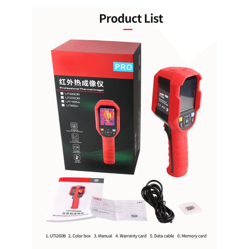 Portable Industrial Handheld Thermal Camera 256*192 Pixel Time Live Infrared Thermometer