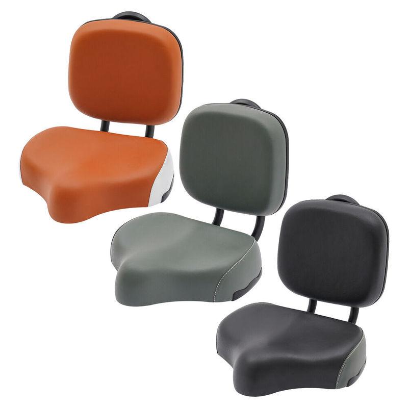 Tricycle Saddle Seat with Back Support Backrest Saddle Bike Seat Bicycle
