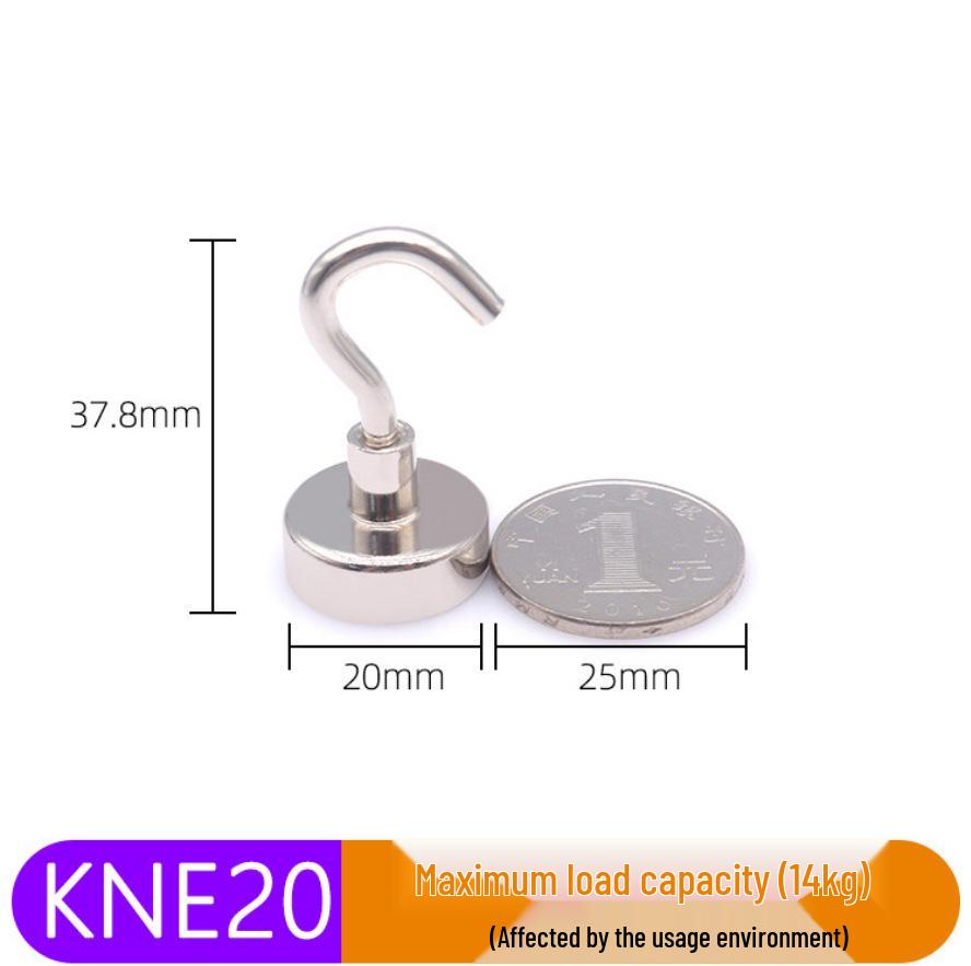 Neodymium Strong Magnetic Hook with Anti-Collision Suction Cup