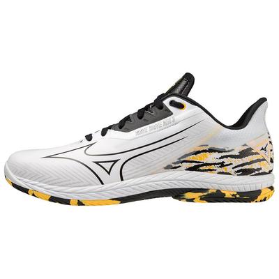 Wave Drive Anti-Slip Wear-Resistant Low-Top Training Shoes Unisex White Mizuno 81GA220004