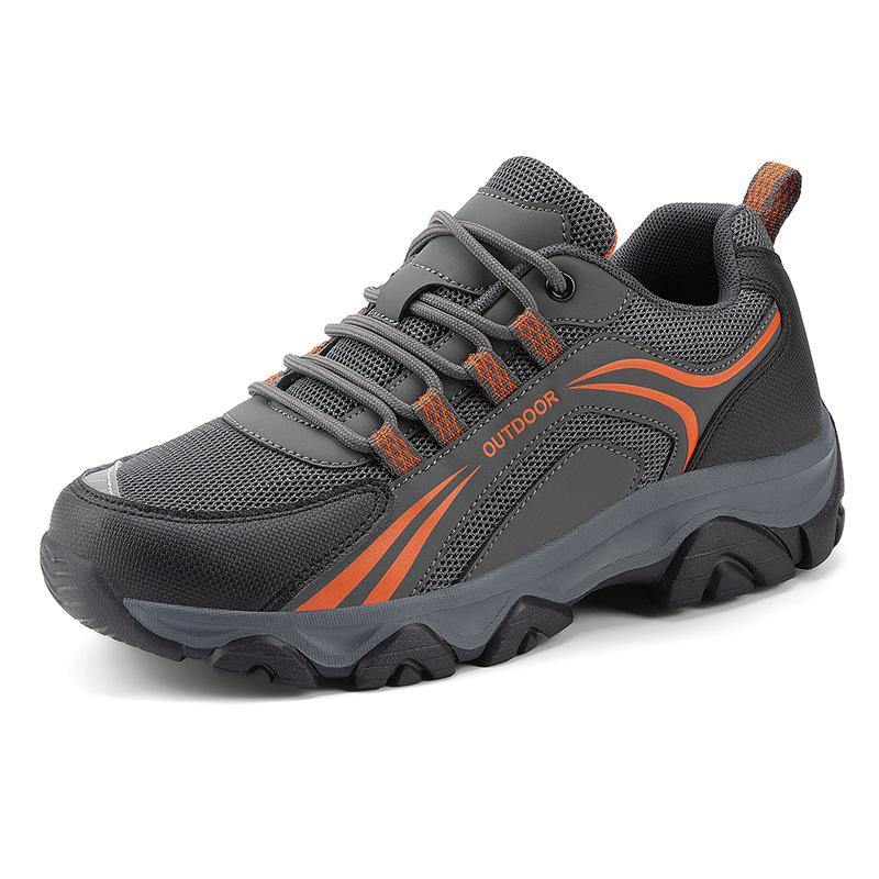 New hiking shoes for men and women couples low-top breathable mesh EVA cushioning rebound outdoor camping hiking shoes