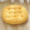 Tufted Seat Cushion Extra Thick High Elasticity Soft Round Solid Color Chair Tatami Sofa Floor Sitting Mat Pad Home Office Supplies