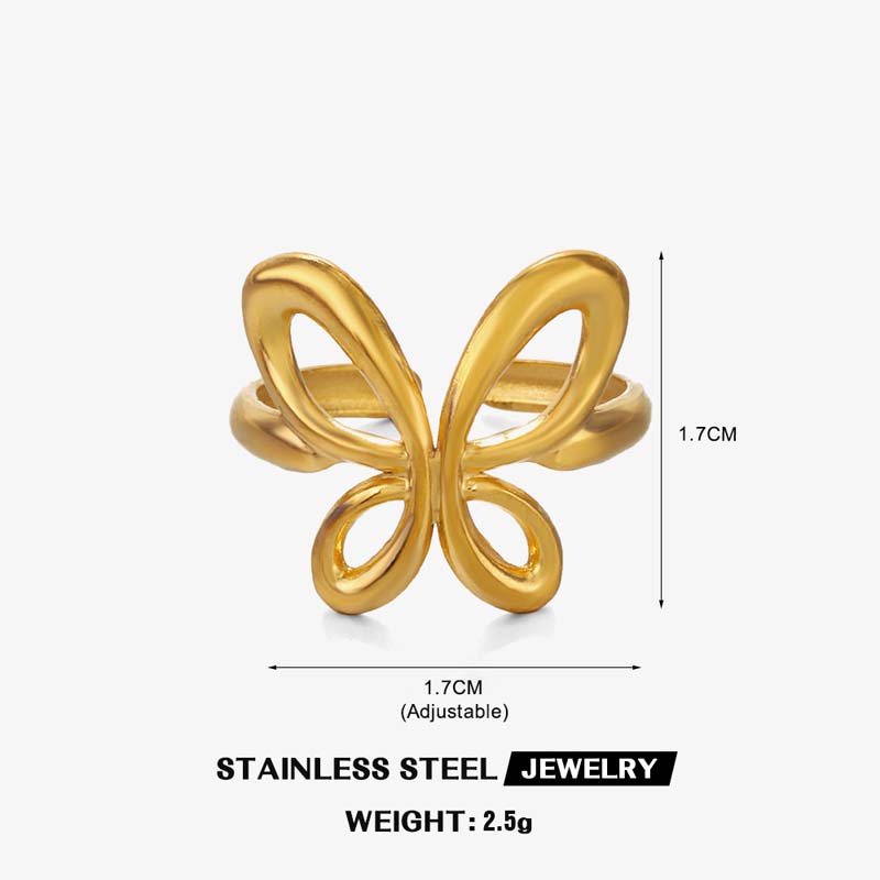 Stainless Steel Line Open Rings for Women Trendy Simple Geometric Adjustable Personality Finger Ring Wedding Party Zircon Gifts