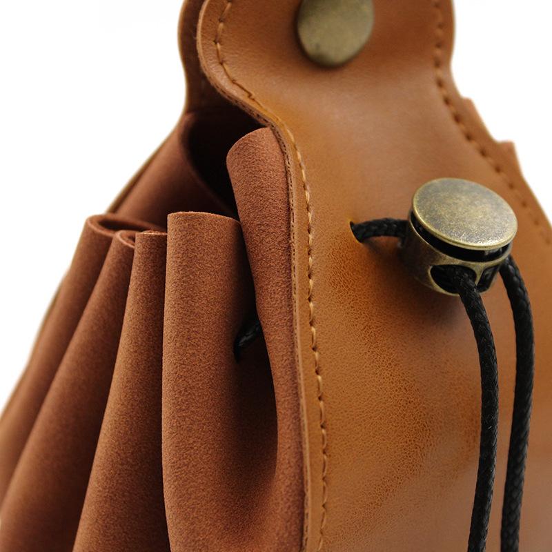 Dice PU Leather Bag Tray Designs Cute Drawstring Pouch for Roleplaying Gift Coin Purse Dice Storage Bags