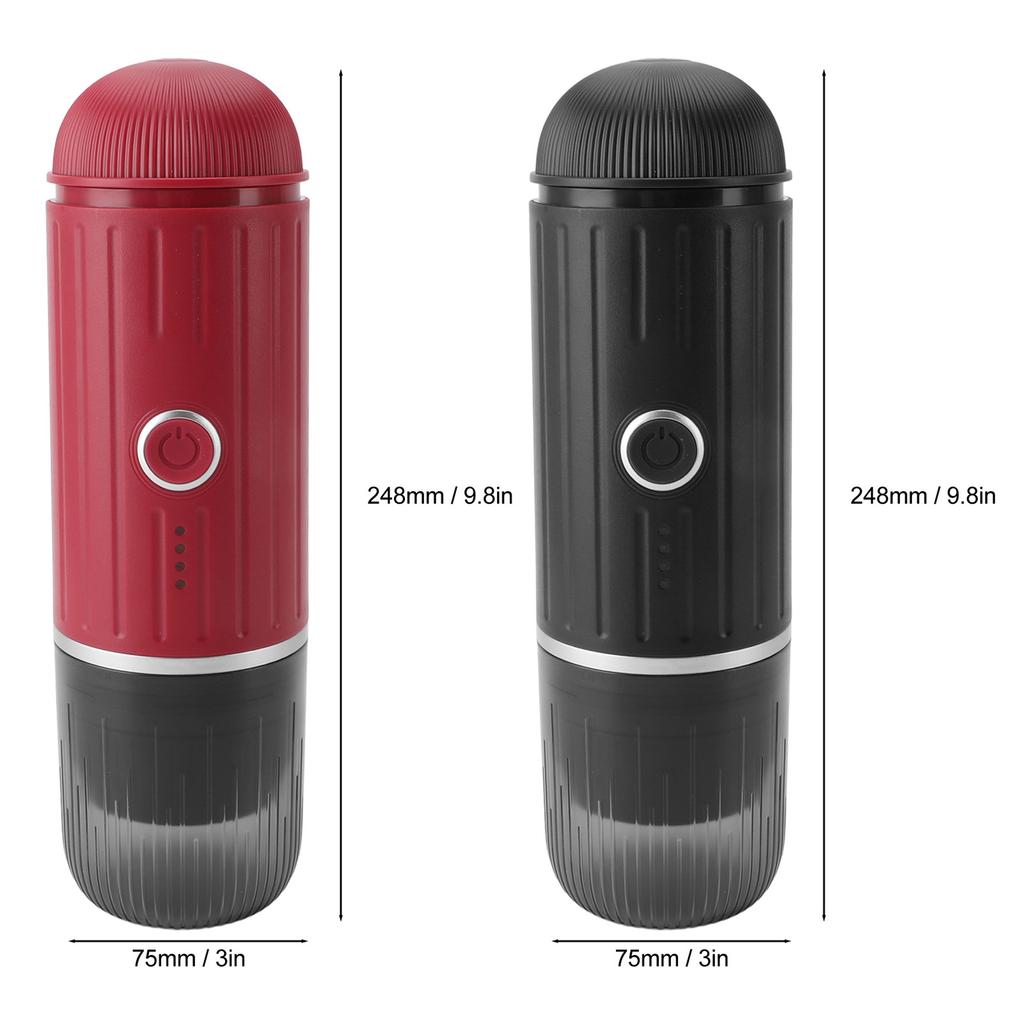 80ml USB Coffee Maker 100W Self Heating Automatic Extraction Mobile Coffee Maker Long Battery Life for Travel Hiking Office