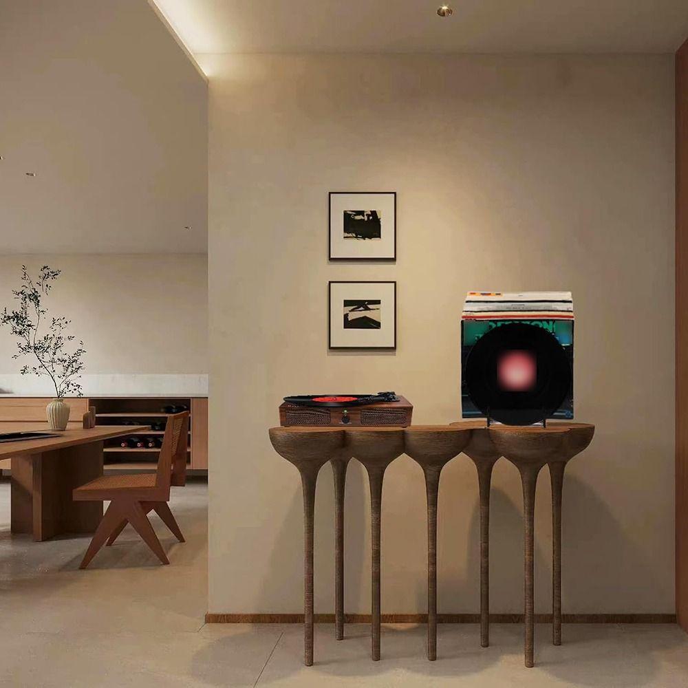 Multi-layer Vinyl Record Holder Waterproof CD Display Stand Desktop File Organizer  Photo Frame