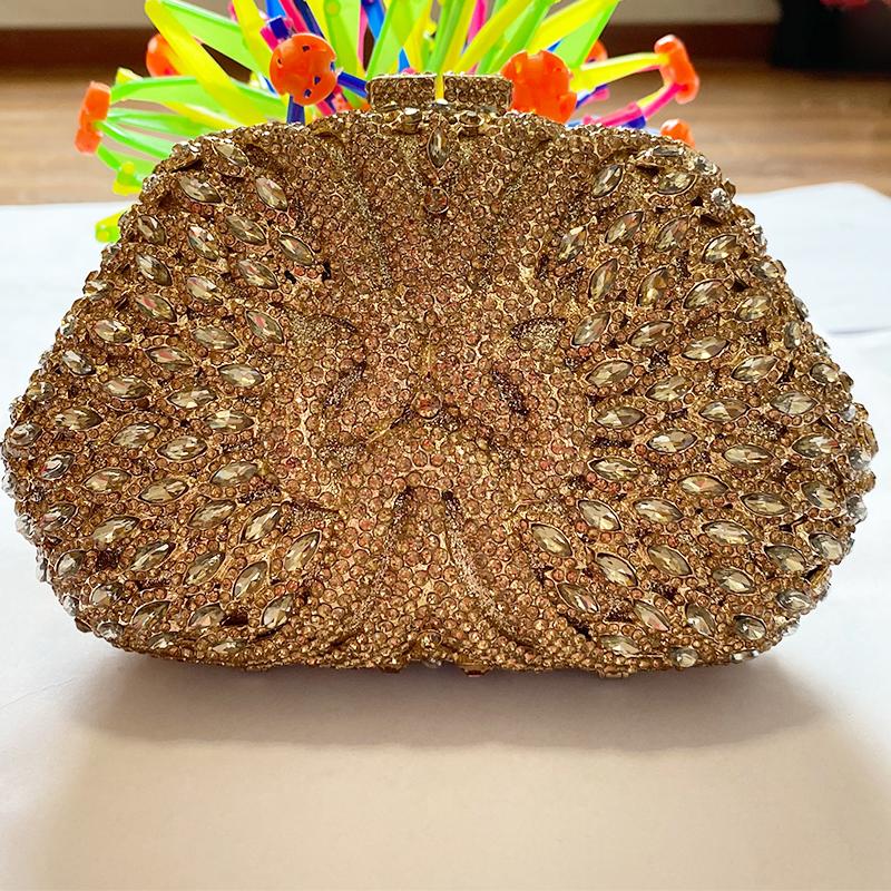 

Blue/Green Rhinestone Women Evening Bag Party Dinner Minaudiere Luxury Lady Wedding Purse Bridal Handbags Gala Dazzling Clutches 17cmX8cmX6cm золотой