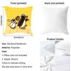 Cute P-Pingu Cartoon Cushion Cover Pattern Printed Pillowcase for Living Room Sofa Cushion Cover & Bedroom Decor