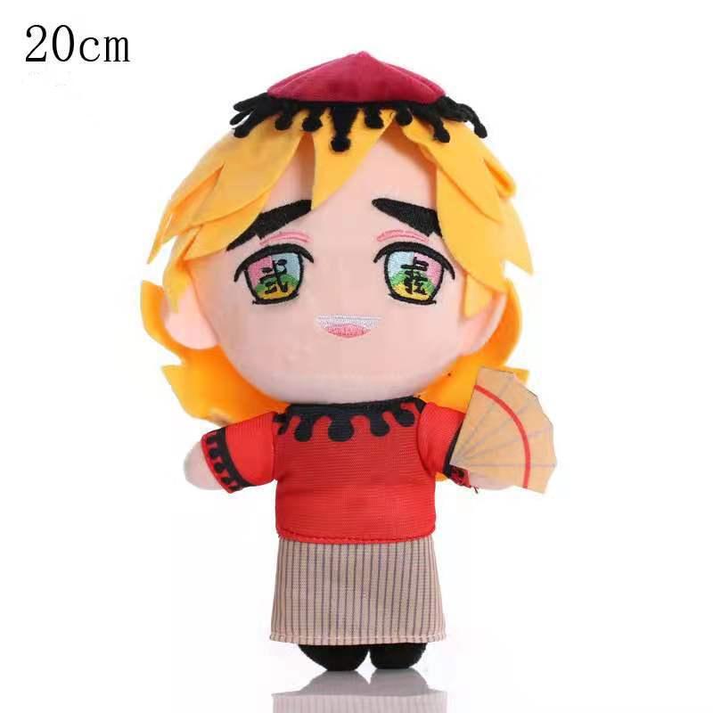 Non-Toxic Original 20Cm Demon Slayer'S Blade Plush Toy Kimetsu No Yaiba Kamado Tanjirou Tomioka Giyuu Agatsuma Zenitsu Douma Sabito Plush