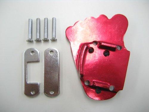 Universal Foot-Shaped Pedal Cover, Red, 16-4701R