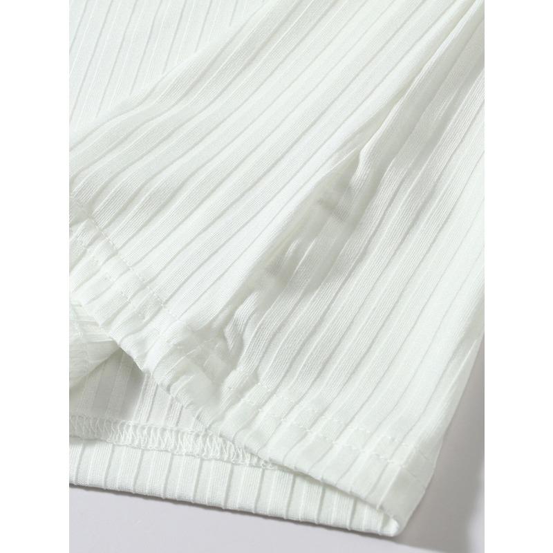 Men's Ribbed Knit Slim Fit Color Block Tank Top.