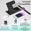Foldable Wireless Charger 3 in 1 Charging Dock New Fast Charging Station