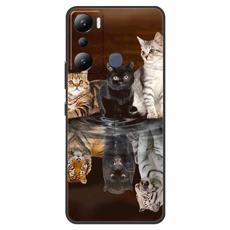 For Infinix Hot 20i Case Hot12i X665C Shockproof Soft Silicone TPU Back Cover For Infinix Hot 20i 20 I X665E Phone Cases 6.6"