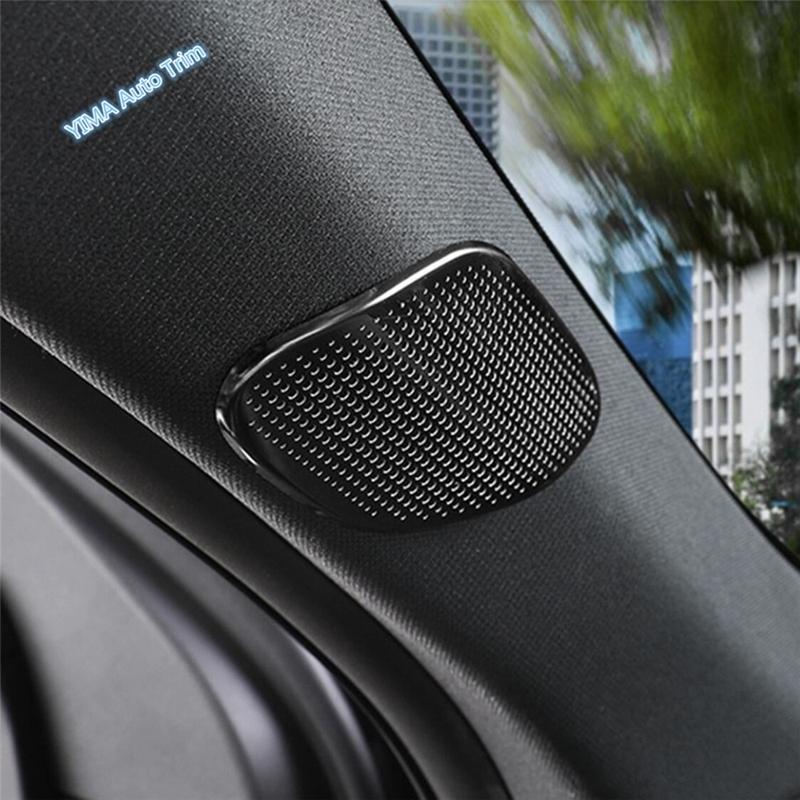 Interior Window A Pillar Post / Car Roof Stereo Loudspeaker Tweeter Cover Trim Accessories For Cadillac CT5 CT5-V  -