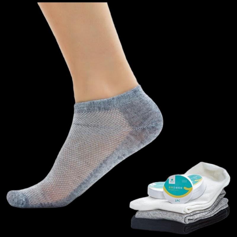 Unisex Disposable Compressed Travel Ankle Socks